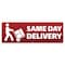 Signmission Same Day Delivery Banner Concession Stand Food Truck Single Sided B-72-30152 - alternate 1